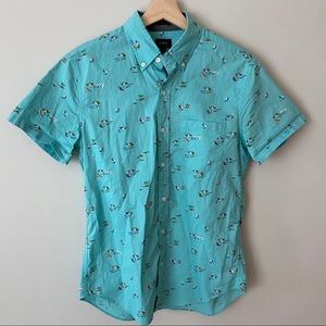 J. Crew Men’s Short Sleeve Button Down Shirt